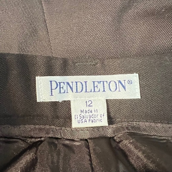 Pendleton Women's Dress Slacks Brown Size 12 - Picture 3 of 5